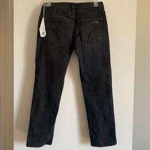 NWT Joe’s Jeans Black Designer ‘Rolled Ex-Lover’ Jeans Size 25